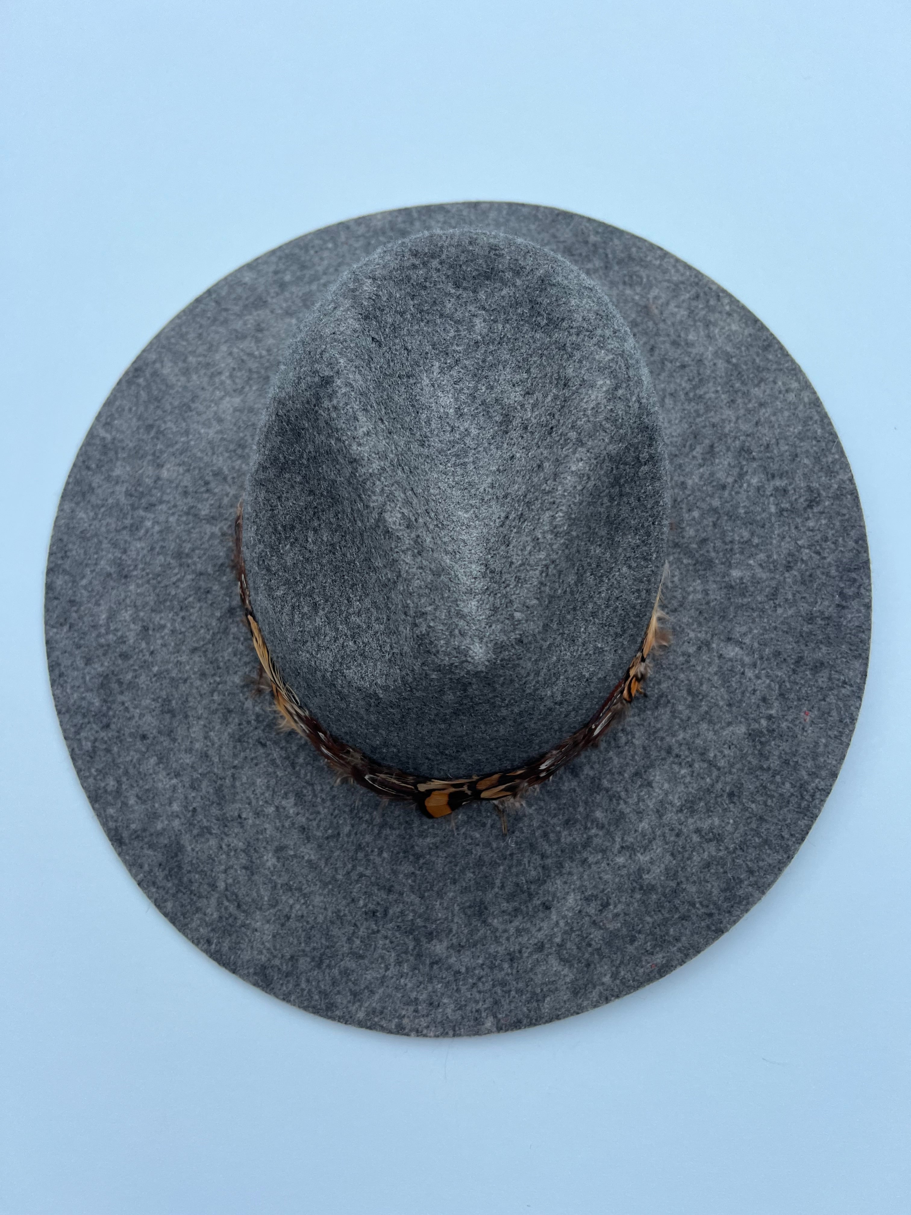 Grey Feather Fedora